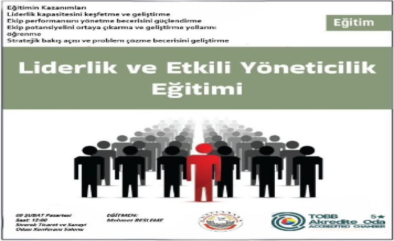 LİDERLİK VE ETKİLİ YÖNETİM EĞİTİMİ