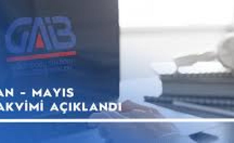 GAİB NİSAN-MAYIS ONLINE EĞİTİM PROGRAMLARI